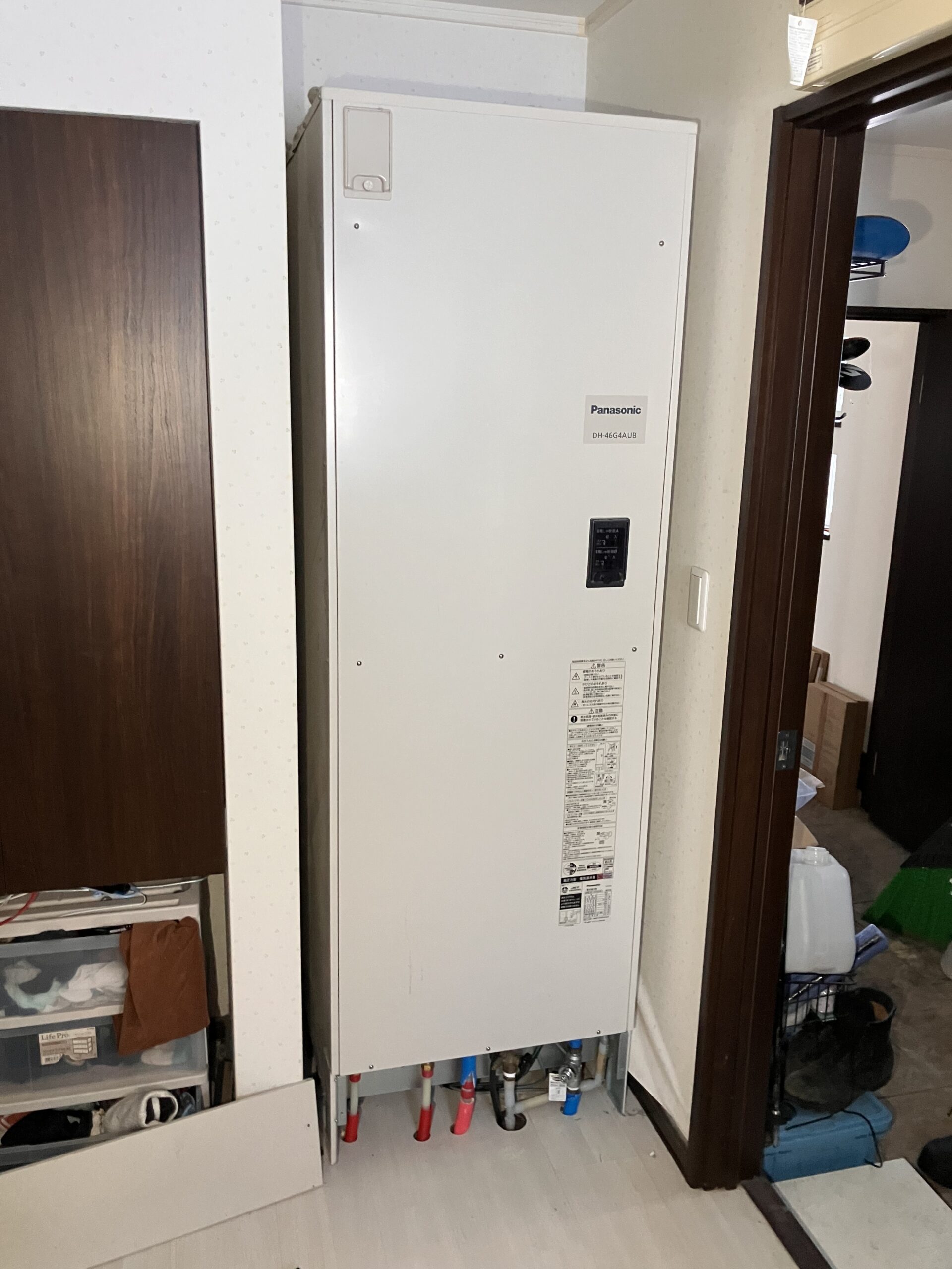 電気温水器からエコキュートへ交換工事